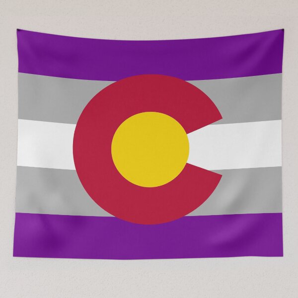 Item preview, Colorado Graysexuality Pride Flag designed and sold by WokeBespoke.