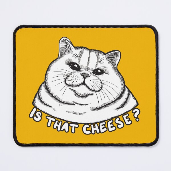 Item preview, Is That Cheese Cat designed and sold by KilkennyCat Art.