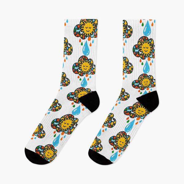 Item preview, Thinking about cute  Animals, Sun and rain  designed and sold by FOLK ART FUSION by heidiannemorris.