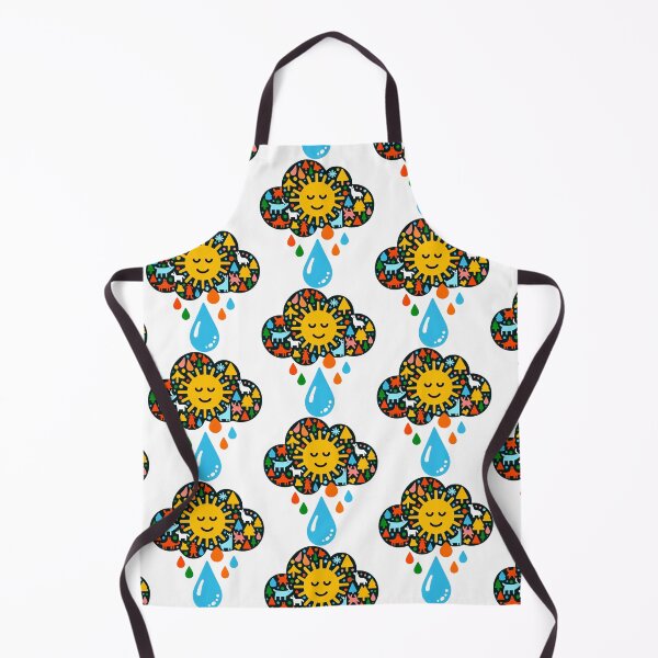 Item preview, Thinking about cute Animals, Sun and rain designed and sold by FOLK ART FUSION by heidiannemorris.