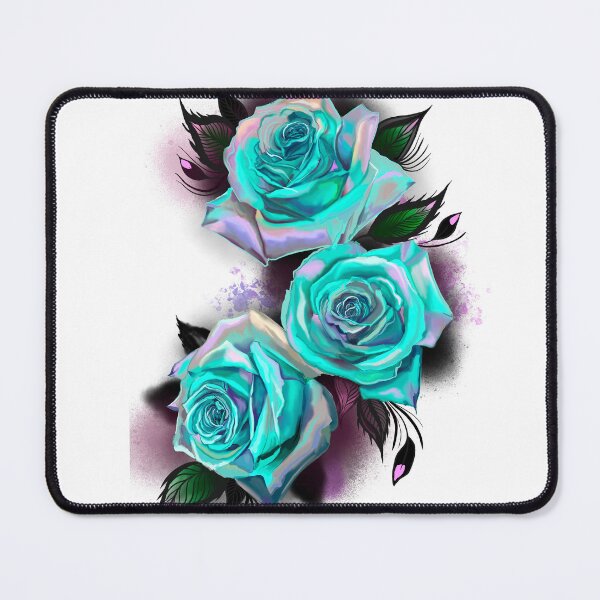 Item preview, Teal Roses designed and sold by DameElectrique.