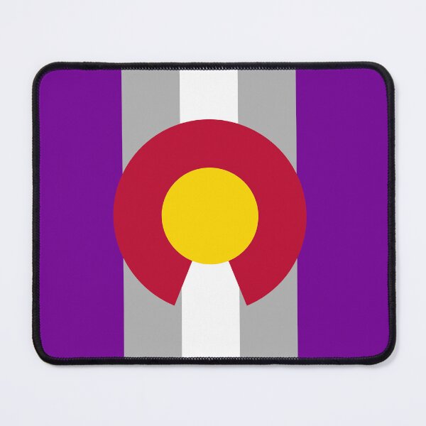 Item preview, Colorado Graysexuality Pride Flag Vertical designed and sold by WokeBespoke.