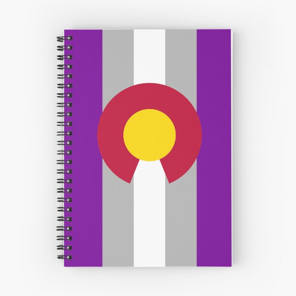Item preview, Colorado Graysexuality Pride Flag Vertical designed and sold by WokeBespoke.