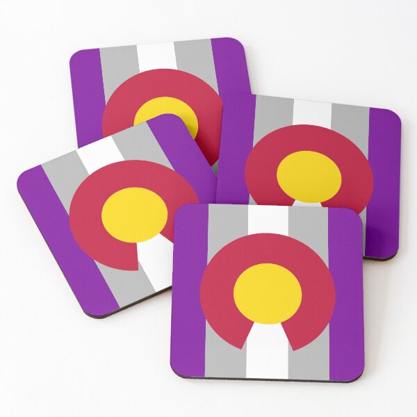 Item preview, Colorado Graysexuality Pride Flag Vertical designed and sold by WokeBespoke.