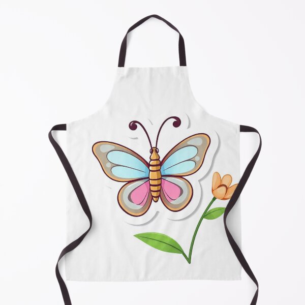 Item preview, Free Vector Cute Butterfly Cartoon Sticker designed and sold by hjian8219.