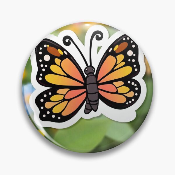 Item preview, Free Vector Cute Butterfly Cartoon Sticker designed and sold by hjian8219.