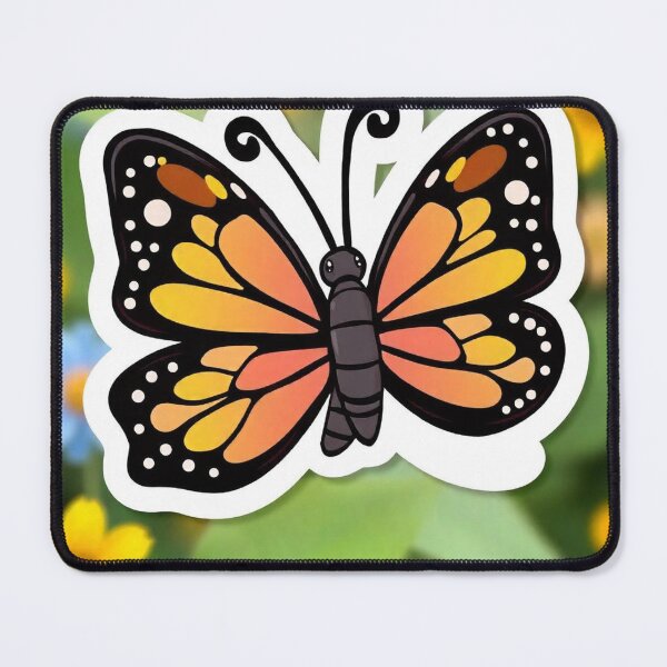 Item preview, Free Vector Cute Butterfly Cartoon Sticker designed and sold by hjian8219.