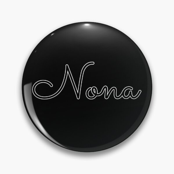 Item preview, Writing Nona Name Label (Black) designed and sold by NormadWorld.