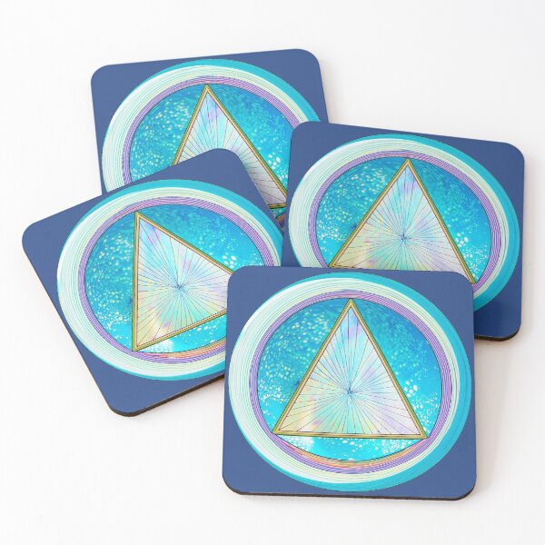 Item preview, AA Recovery Circle Triangle Crystalline Meditation Starter designed and sold by ApexDesigners.