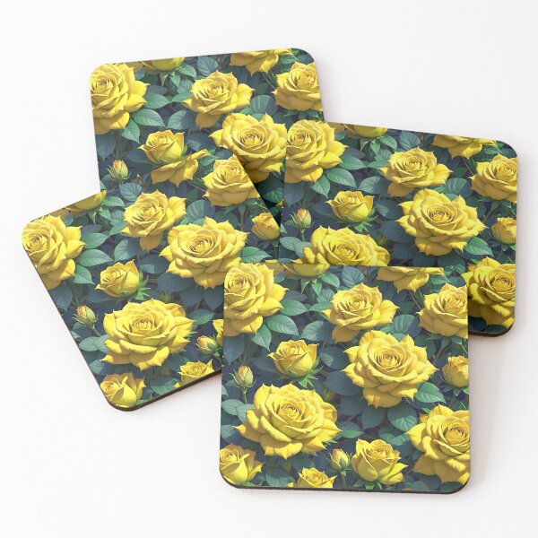 Item preview, Yellow Roses Flower Pattern Design designed and sold by TheArtOfPat.