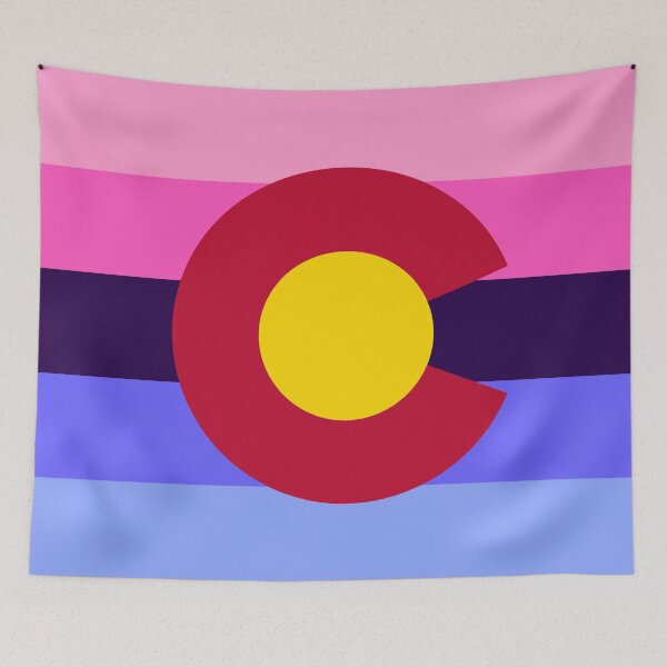 Item preview, Colorado Omnisexuality Pride Flag designed and sold by WokeBespoke.
