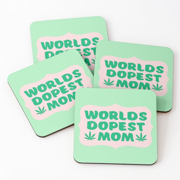 Item preview, Worlds Dopest Mom - Pink & Green designed and sold by wildeweed.