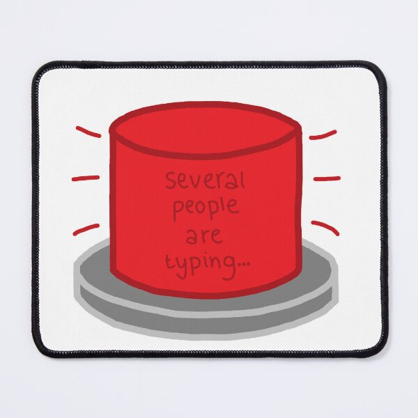 Item preview, Several People Are Typing - Operation Mincemeat Discord designed and sold by WestEndRebecca.