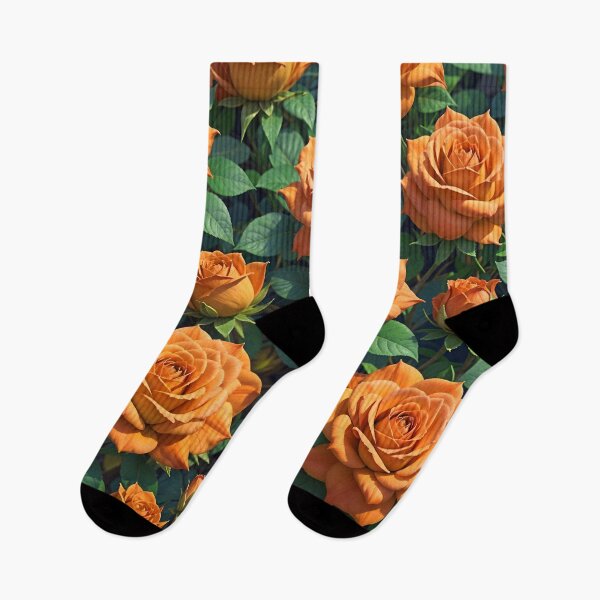 Item preview, Orange Roses Flower Pattern Design designed and sold by TheArtOfPat.
