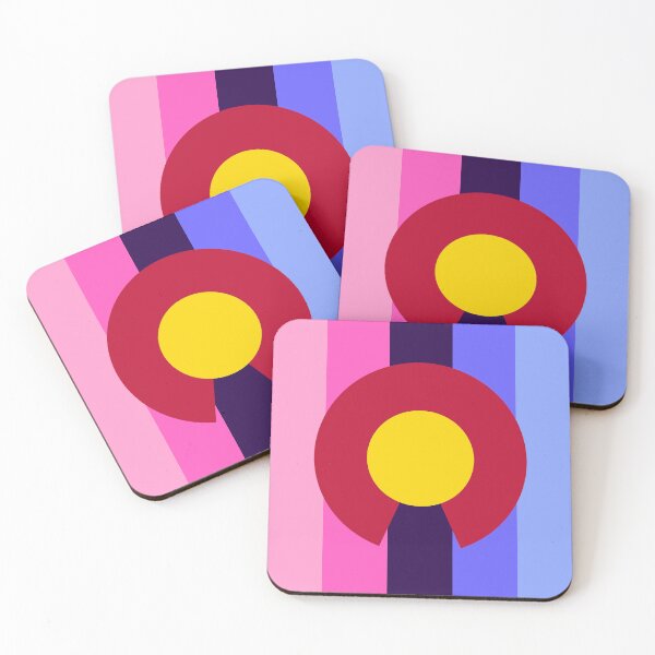 Item preview, Colorado Omnisexuality Pride Flag Vertical designed and sold by WokeBespoke.