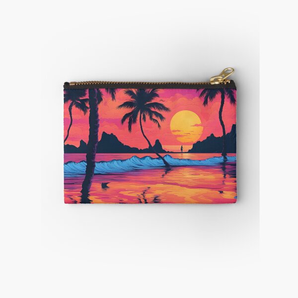 Item preview, Retro Trippy Beach Sunset designed and sold by NicMacTees.