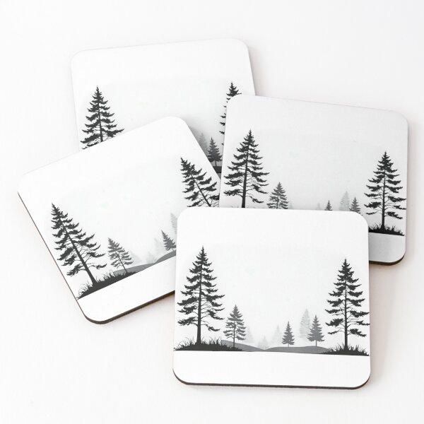 Item preview, So Far from Home: Minimalist Forest Silhouette designed and sold by rajasekhark.