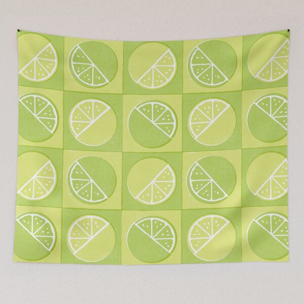 Item preview, Riso Lemon Lime Checkerboard designed and sold by Midnight Coffee.