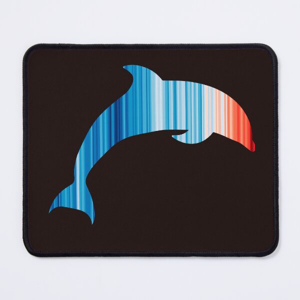 Item preview, Climate Change Stripes - Dolphin outline designed and sold by Frank J. Art.