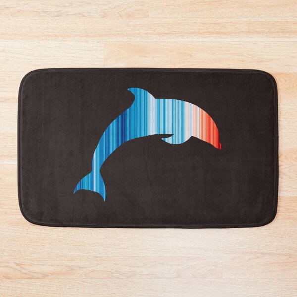 Item preview, Climate Change Stripes - Dolphin outline designed and sold by Frank J. Art.