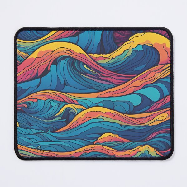 Item preview, Retro Waves Pattern designed and sold by NicMacTees.