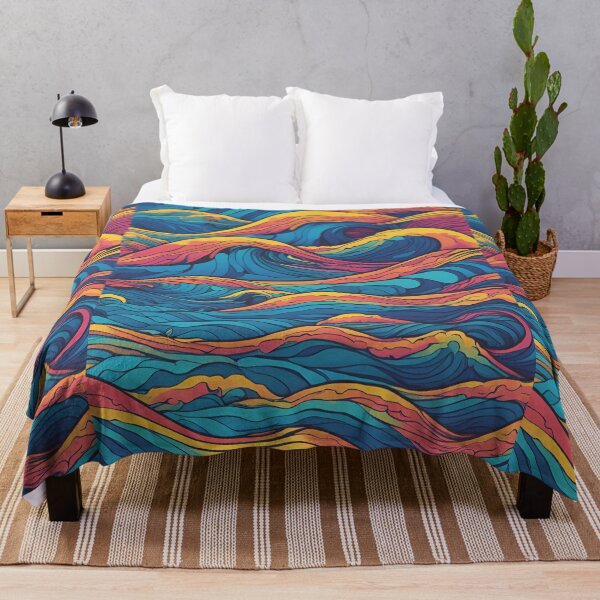 Item preview, Retro Waves Pattern designed and sold by NicMacTees.