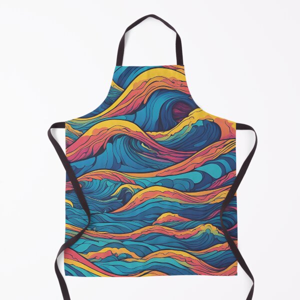 Item preview, Retro Waves Pattern designed and sold by NicMacTees.