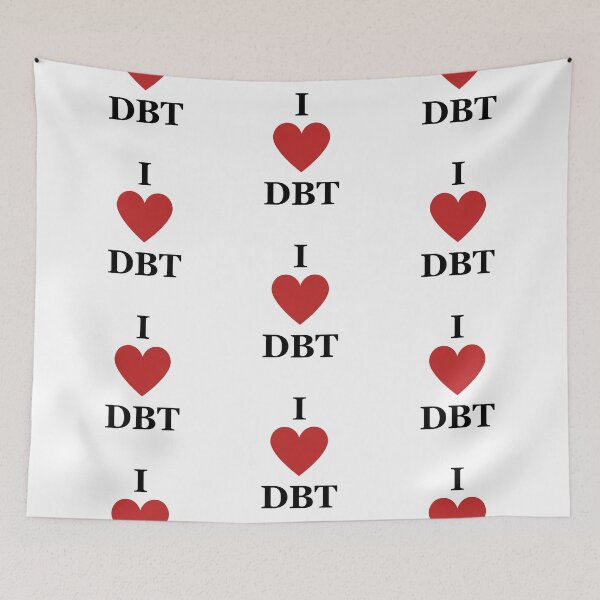 Item preview, I heart DBT For therapy offices, laptops, or bedroom designed and sold by brodidudie.