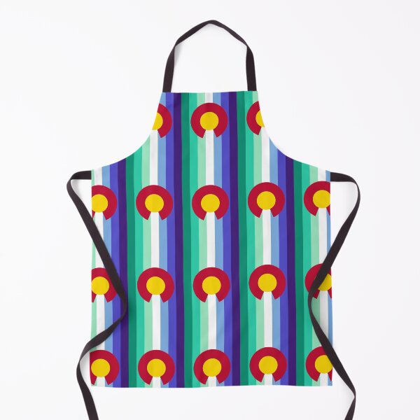 Item preview, Colorado Gay Male Pride Flag 7-stipe Vertical designed and sold by WokeBespoke.