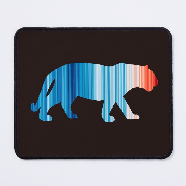 Item preview, Climate Change Stripes - Bengal Tiger outline designed and sold by Frank J. Art.