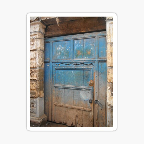 Item preview, Small Inside Big Blue Door - Cusco - Peru - South America designed and sold by exploramum.