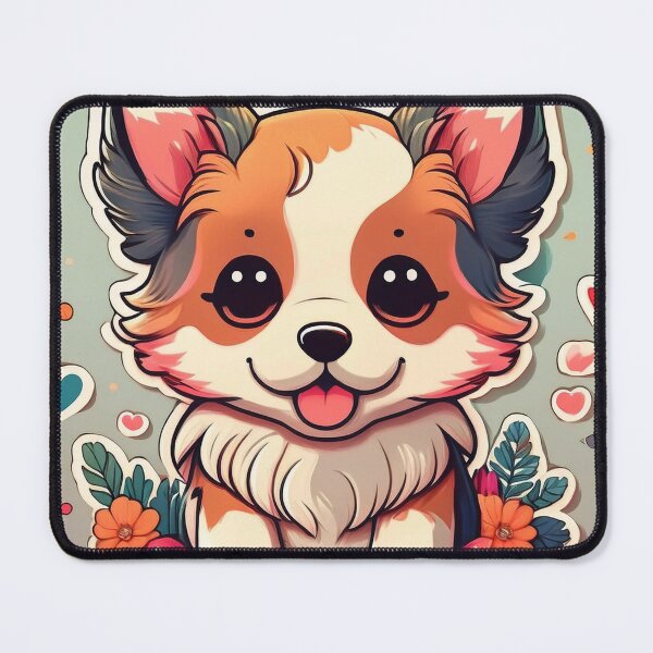 Item preview, “Charming Corgi Delight - Whimsical Dog Illustration” designed and sold by EidansEmpire.