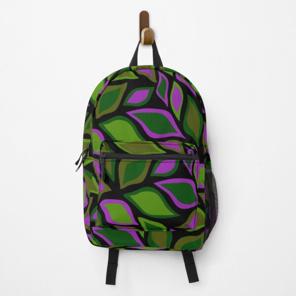 Item preview, PRETTY GREEN AND PURPLE LEAF PATTERN, NATURE PRINTS designed and sold by larissa-myrie.