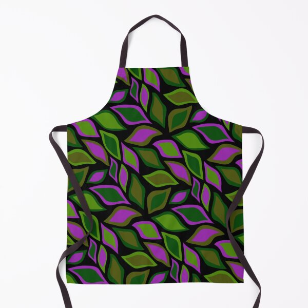 Item preview, PRETTY GREEN AND PURPLE LEAF PATTERN, NATURE PRINTS designed and sold by larissa-myrie.