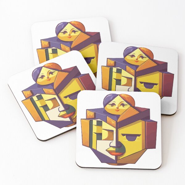 Aperçu de l'œuvre emoji cubiste créée et vendue par Andre Faubert.