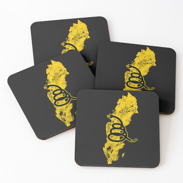 Item preview, Distressed SWEDEN   - Freedom Is The Superpower - Modern Minimal Gadsden Snake Flag - Dont Tread On Me design designed and sold by pelagio.