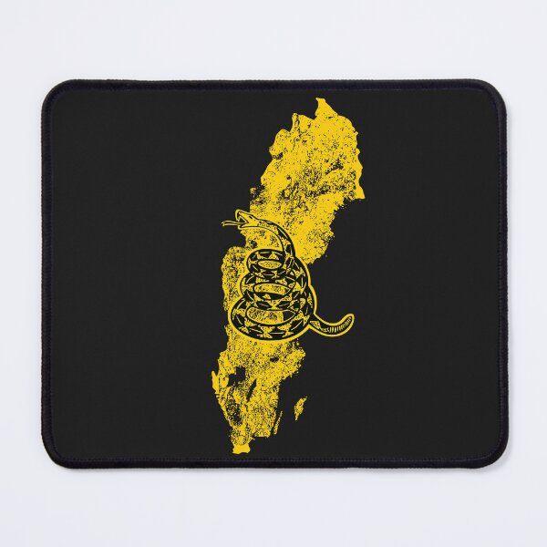 Item preview, Distressed SWEDEN - Freedom Is The Superpower - Gadsden Snake Flag - Dont Tread On Me design designed and sold by pelagio.