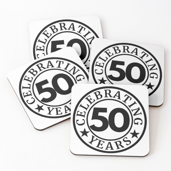 Item preview, 50th Birthday Celebration - Anniversary Milestone 50 Years designed and sold by highflycrafts.