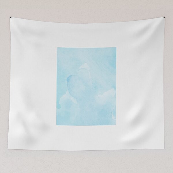 Item preview, Blue Light Brushstroke Illustration designed and sold by Divya-Hirodiya.