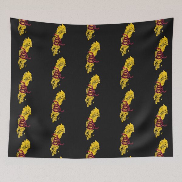 Item preview, Distressed SWEDEN   - Freedom Is The Superpower -  Gadsden Snake Flag - Dont Tread On Me design Red Version designed and sold by pelagio.