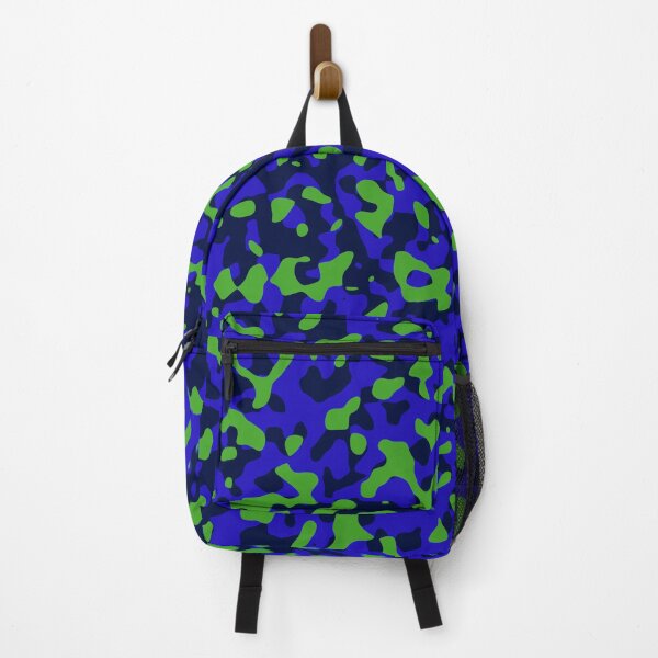 Item preview, Green and Blue Bold Camouflage designed and sold by ModdiesColors.