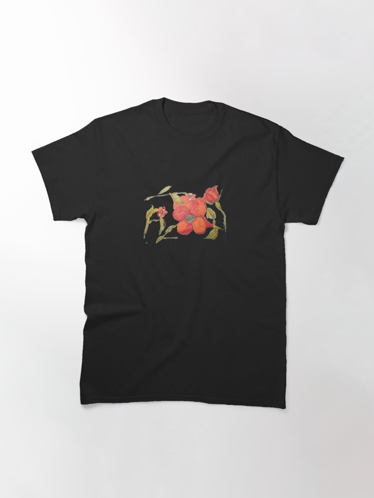 Thumbnail 3 of 7, Classic T-Shirt, A Flower Blooms (Art only) designed and sold by Ladyinthemitten.