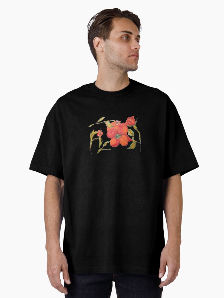 Thumbnail 1 of 7, Oversized T-Shirt, A Flower Blooms (Art only) designed and sold by Ladyinthemitten.
