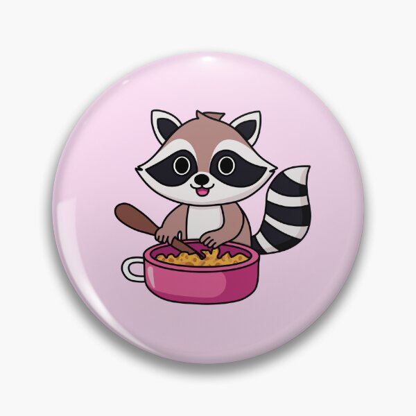Item preview, Raccoon cooking macaroni cheese designed and sold by AnthroTales.