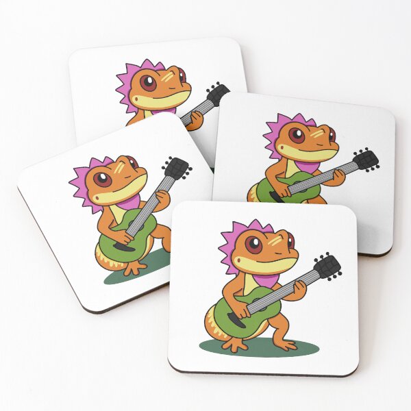 Item preview, Bearded Dragon Playing the Guitar  designed and sold by AnthroTales.
