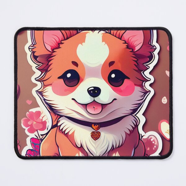 Item preview, “Charming Corgi - Blossom Delight” designed and sold by EidansEmpire.