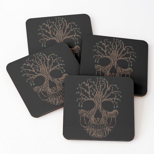 Item preview, Black Sun Forest Skull designed and sold by TheBlackSun.