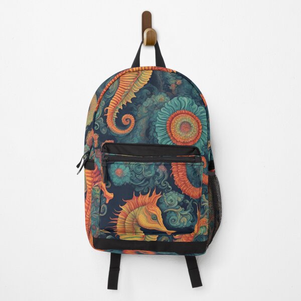Item preview, Vintage Seahorse Pattern designed and sold by NicMacTees.
