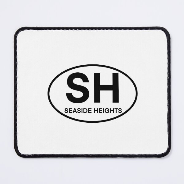 Item preview, Seaside Heights Oval designed and sold by delmarvastickers.