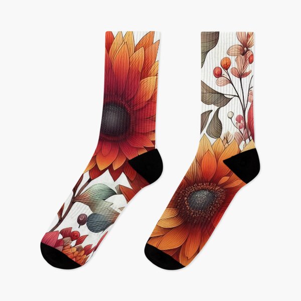 Item preview, Colorful Fall Autumn Flowers and Foliage  designed and sold by GraphicsClub.